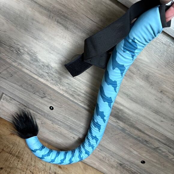 Disney Pandora Blue & Black Adjustable Belt Avatar Tail Cosplay Kids Adult - Picture 5 of 8